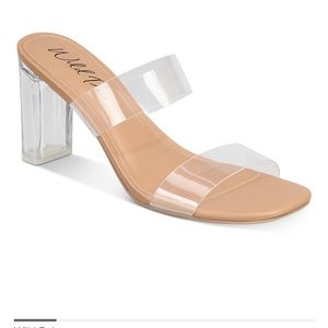 Wild Pair clear heels